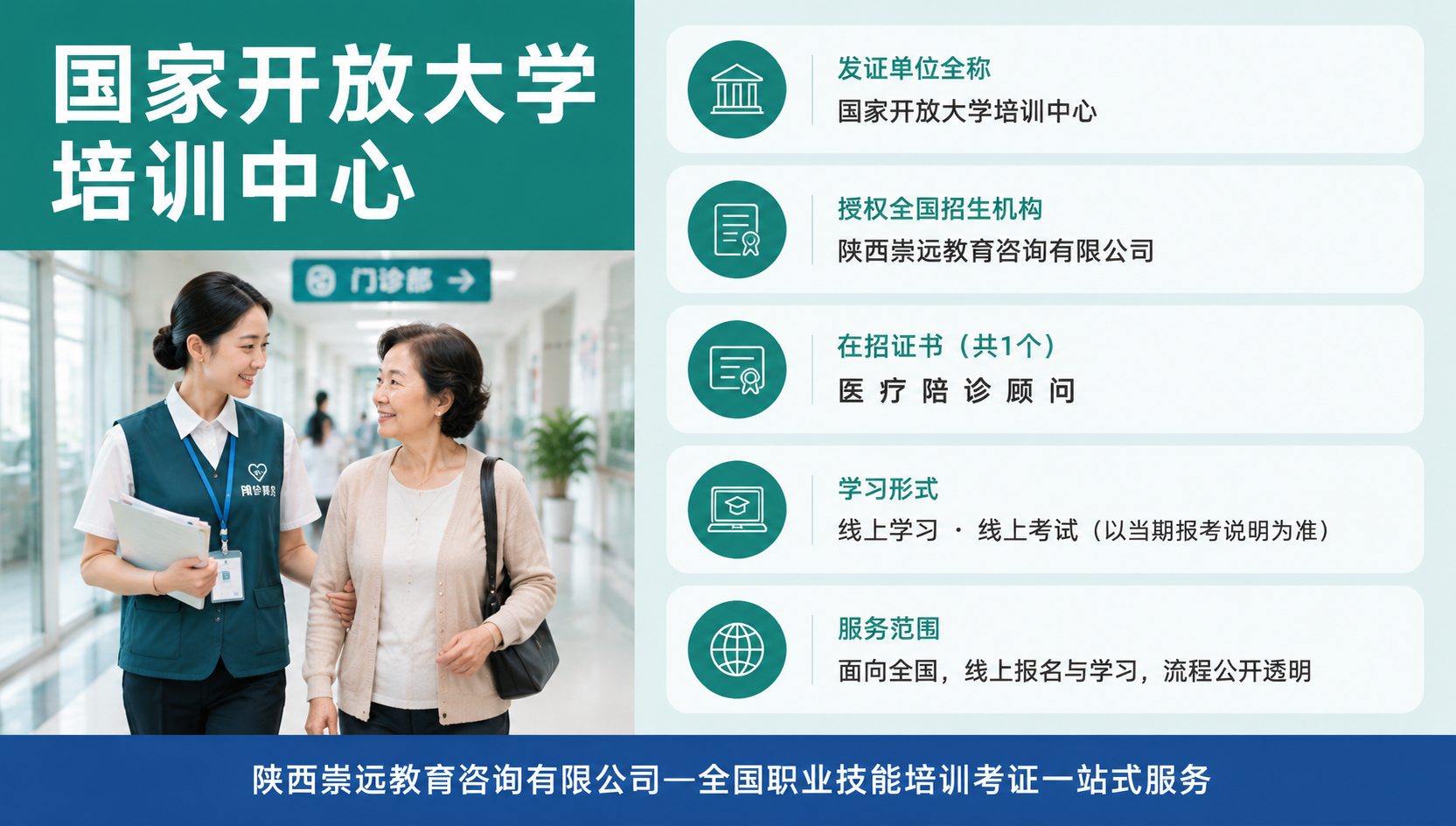 考陪诊师(医疗陪诊顾问)证书需要准备哪些材料?2026报名资料清单与提交要求-第1张图片-崇远教育 考陪诊师(医疗陪诊顾问)证书需要准备哪些材料?2026报名资料清单与提交要求-第1张图片-崇远教育
